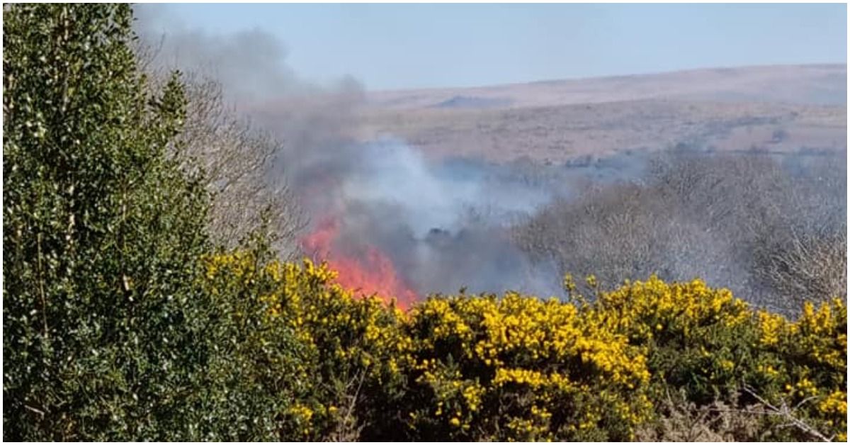 Major incident declared as massive gorse fire breaks out on Dartmoor